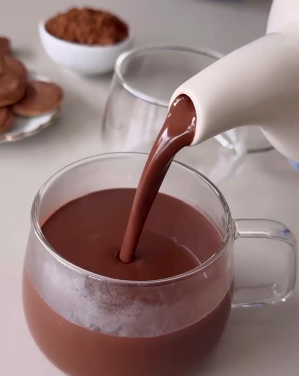 Chocolate quente cremoso
