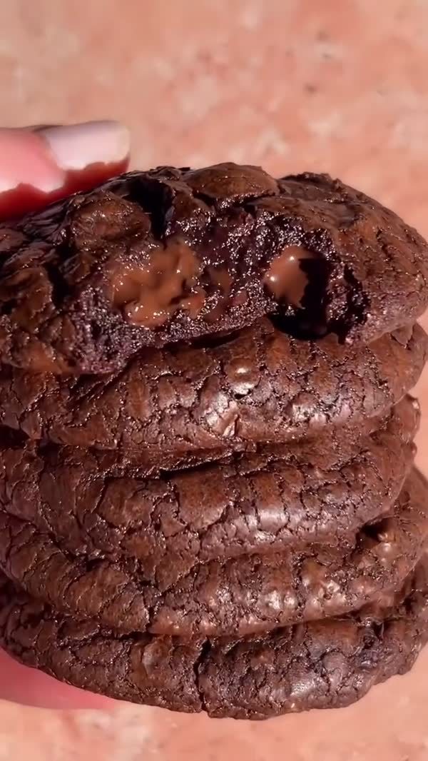 Cookies de brownie super fudgy